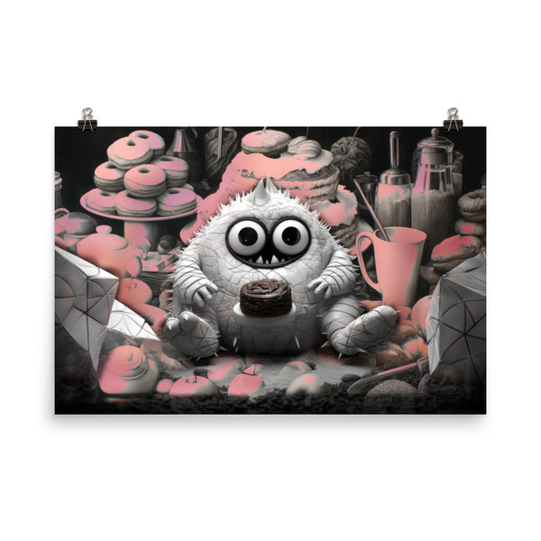 Poster — Cute Monster in Pantry