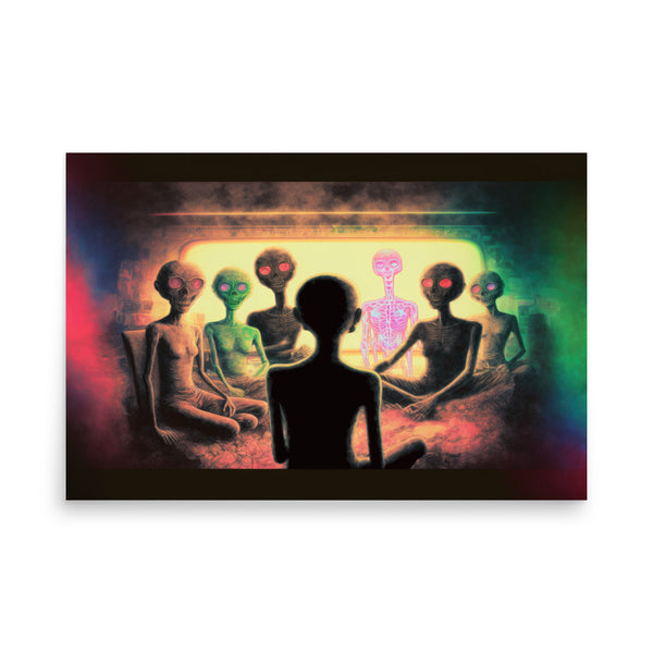 Alien Group Photo — Poster