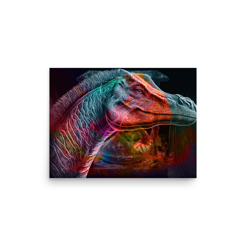 Poster — Mamenchisaurus Sinocanadorum Dinosaur