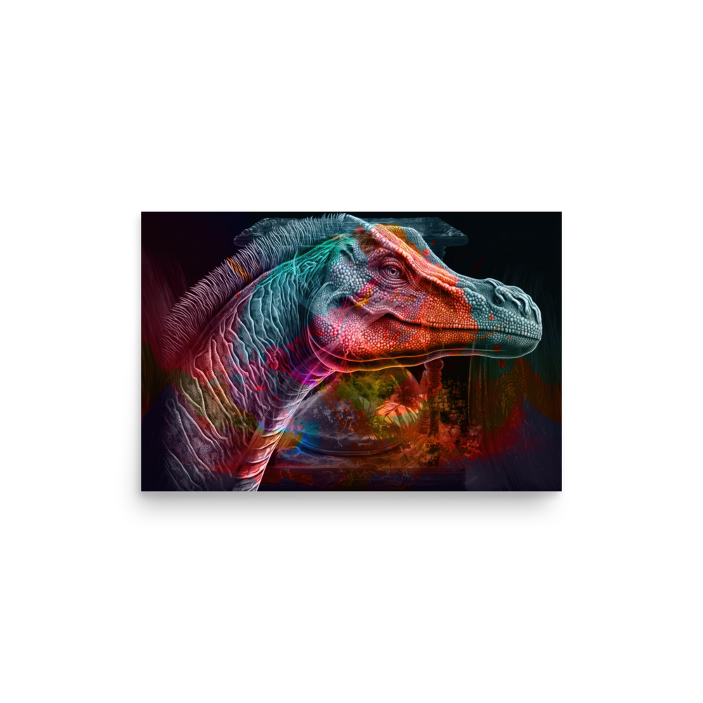 Poster — Mamenchisaurus Sinocanadorum Dinosaur