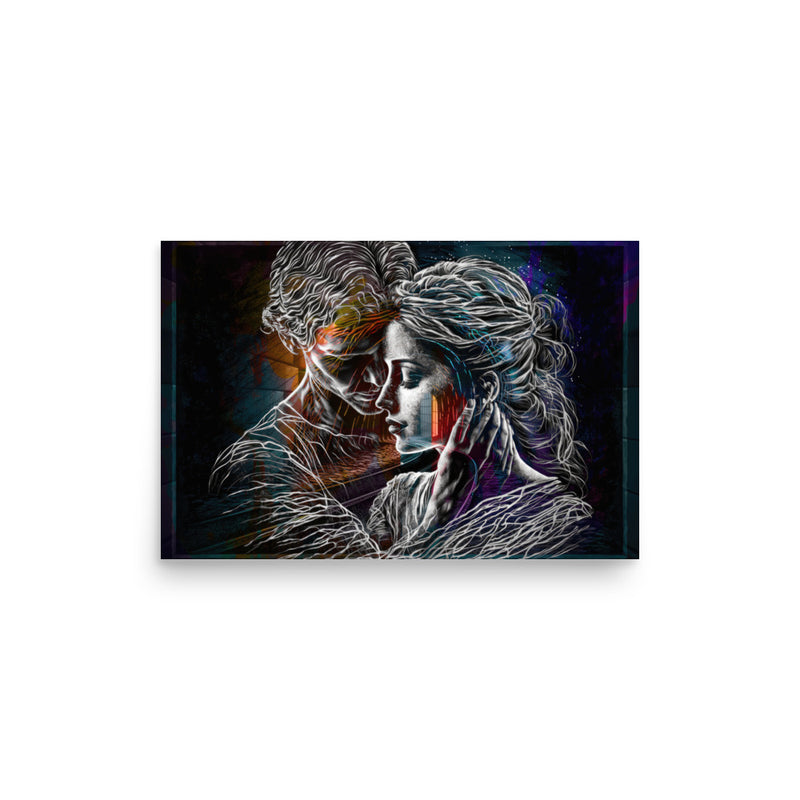 Poster — Couple Embracing