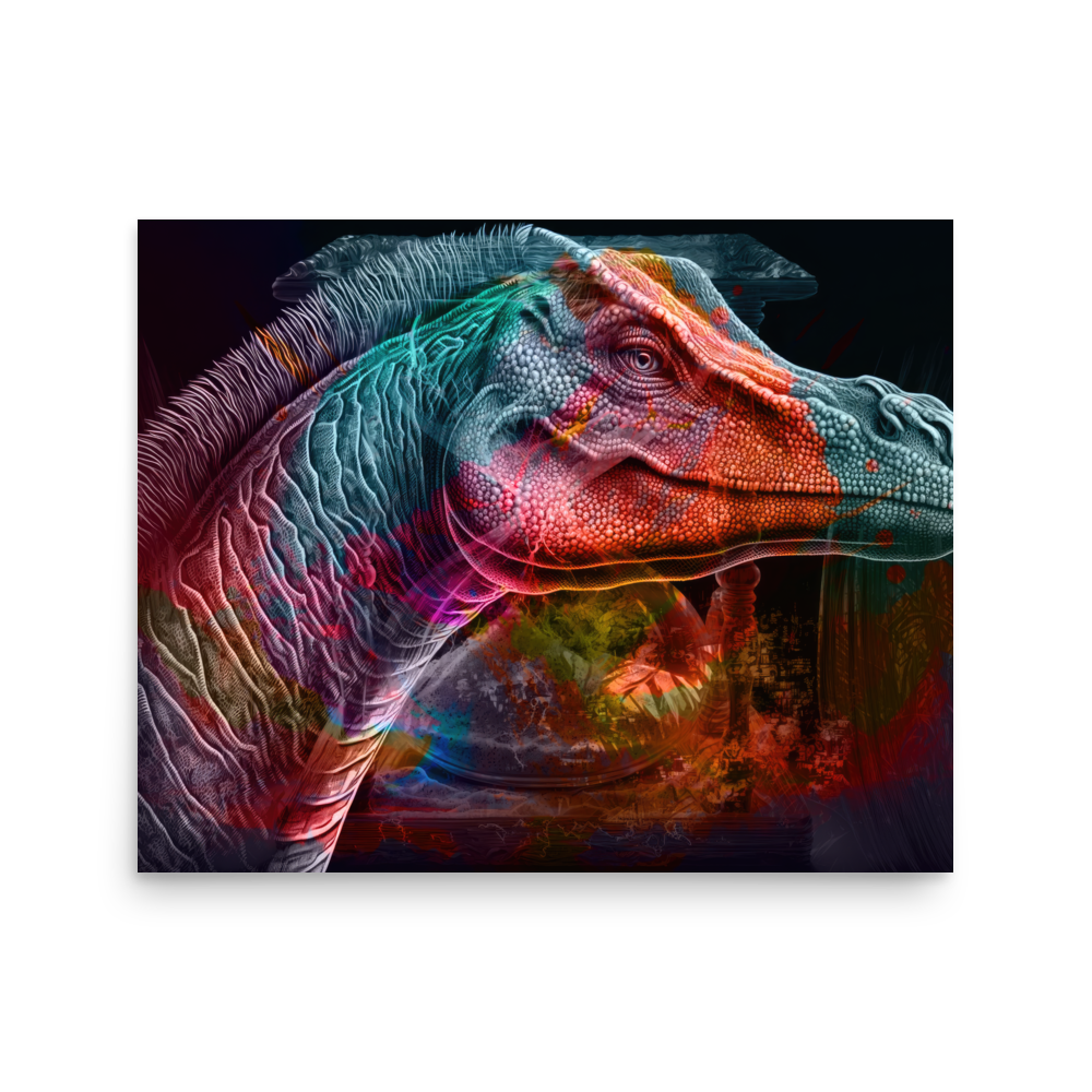 Poster — Mamenchisaurus Sinocanadorum Dinosaur