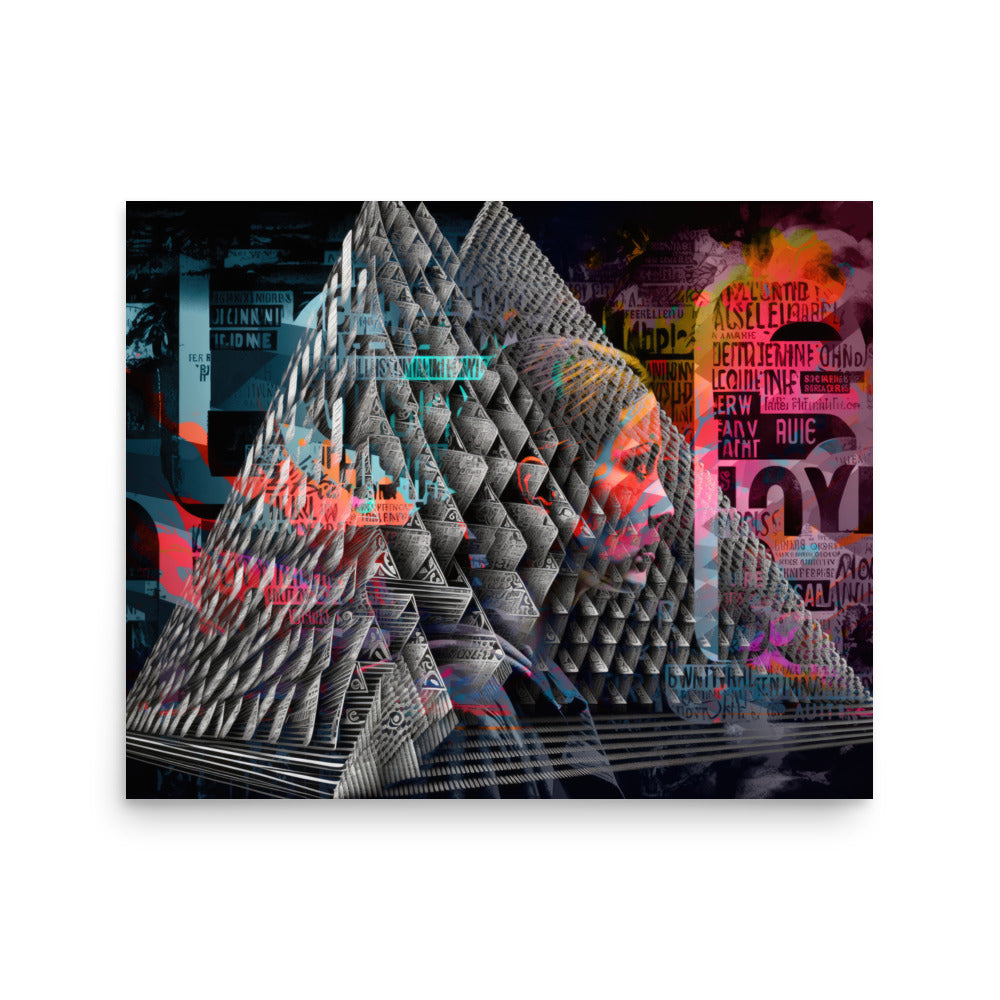 Poster — Consciousness Emerging out of a Pyramid During Morning Commute