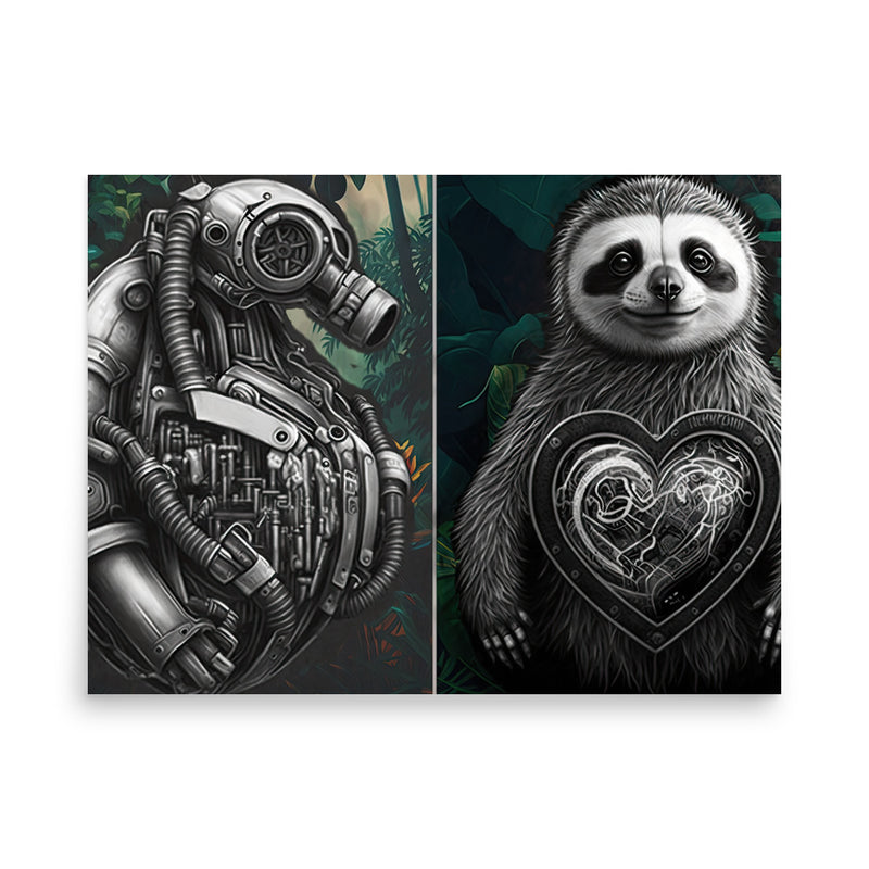 Poster — Sloth Bot Loves You