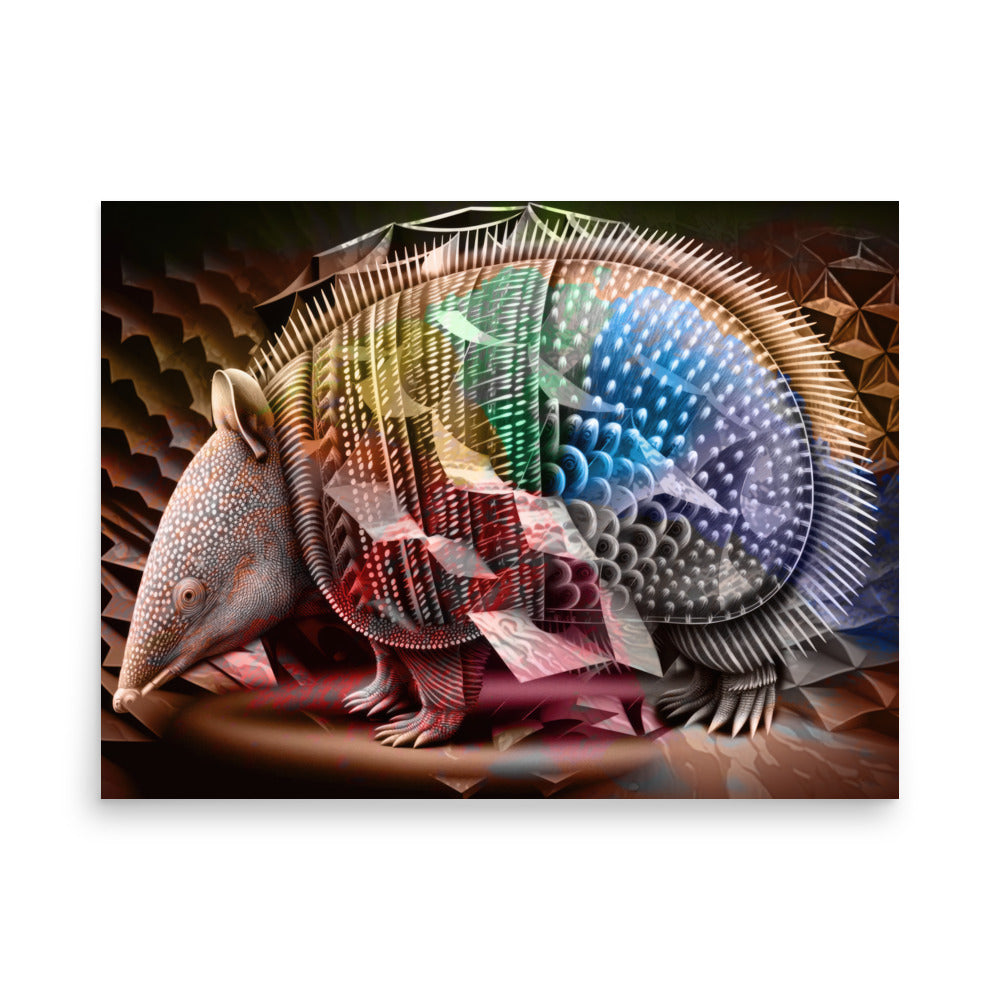 Poster — Rainbow Armadillo