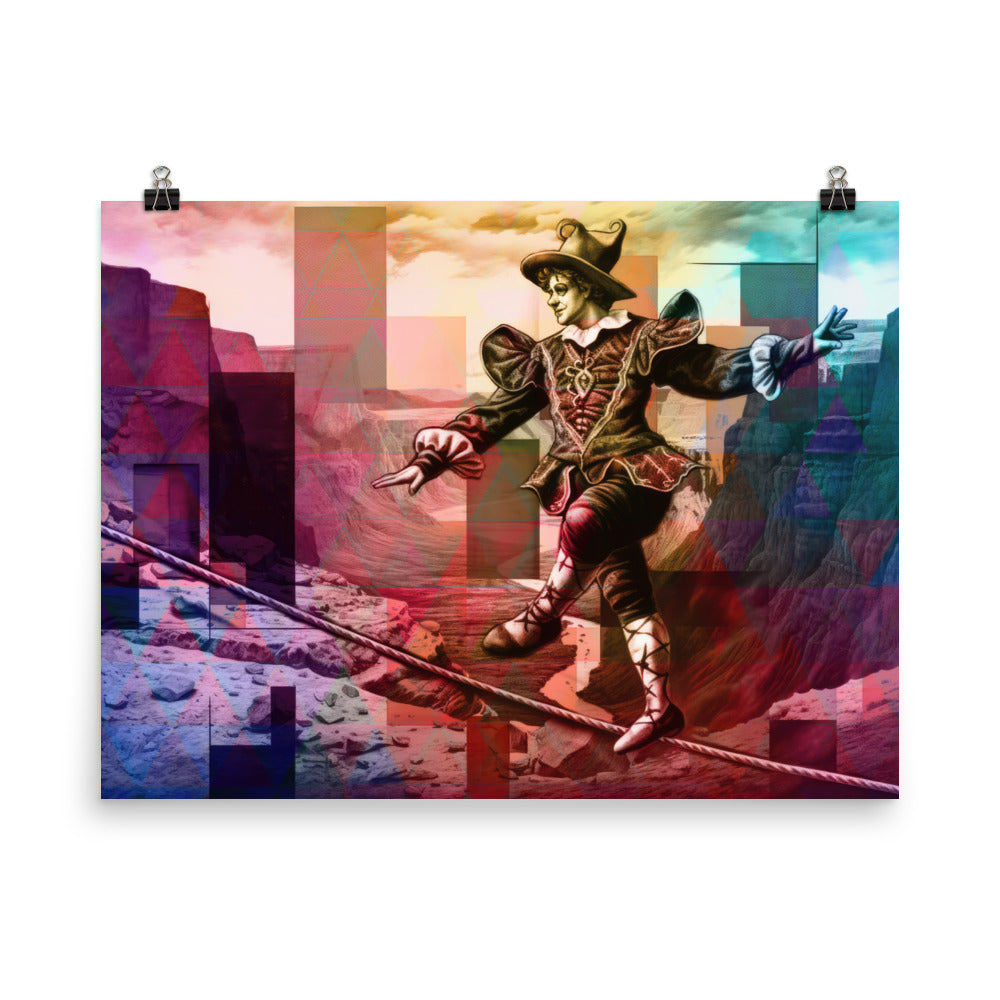 Poster — Jester on Tightrope