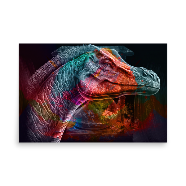 Poster — Mamenchisaurus Sinocanadorum Dinosaur