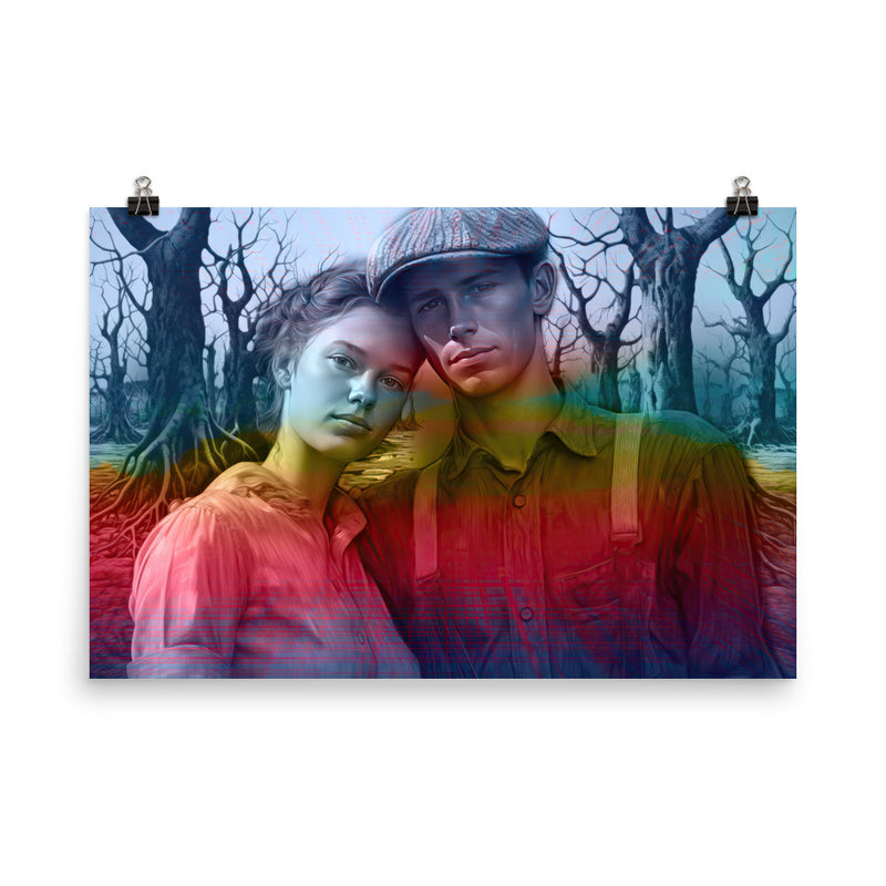 Poster — Rustic Couple and their Desolate Landscape