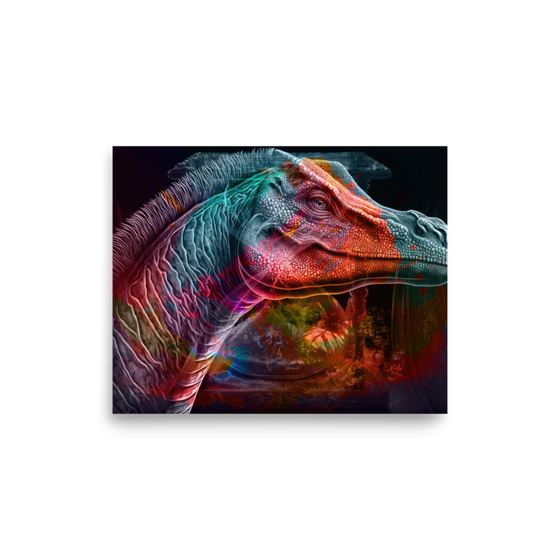 Poster — Mamenchisaurus Sinocanadorum Dinosaur