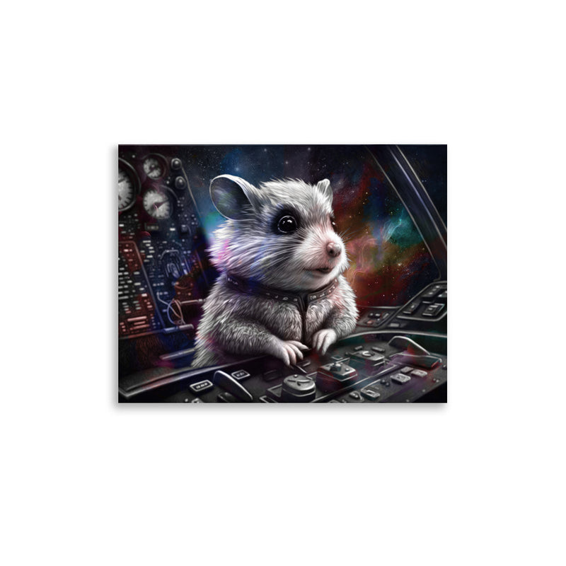 Poster — Hamster in Cockpit