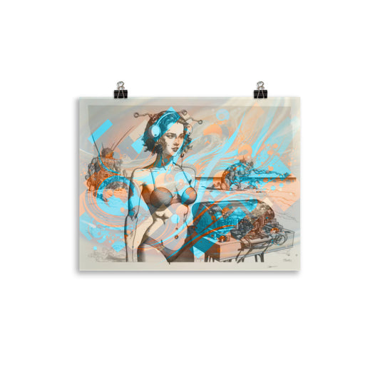 Print of Woman in Bikini — Poster