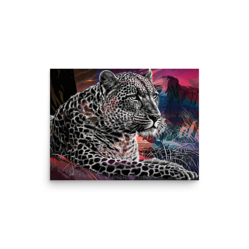 Poster — Leopard in Savannah