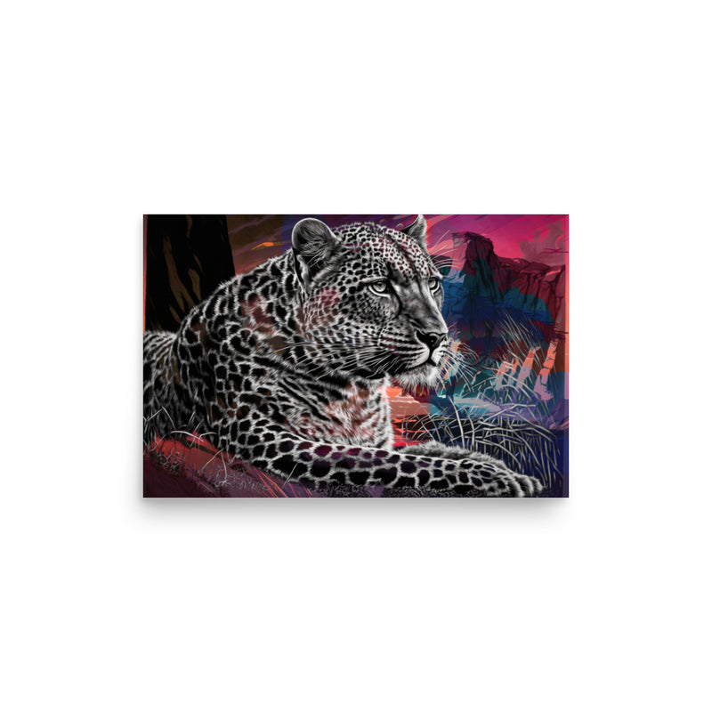 Poster — Leopard in Savannah