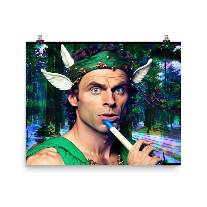 Elf in the Forest, Photographic Rendering — Poster