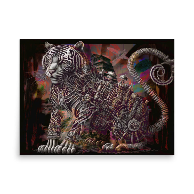 Steampunk Tiger — Poster