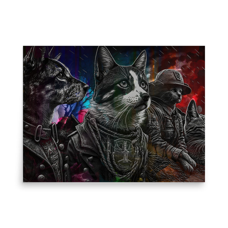 Poster — Dogs and Cats Soldiers and First Responders
