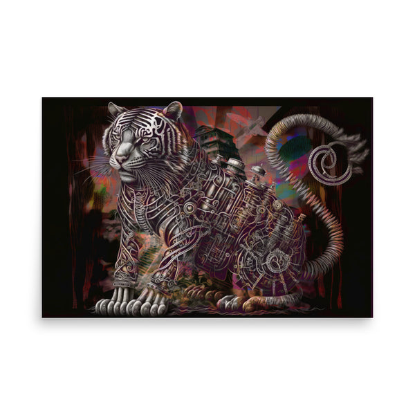 Steampunk Tiger — Poster