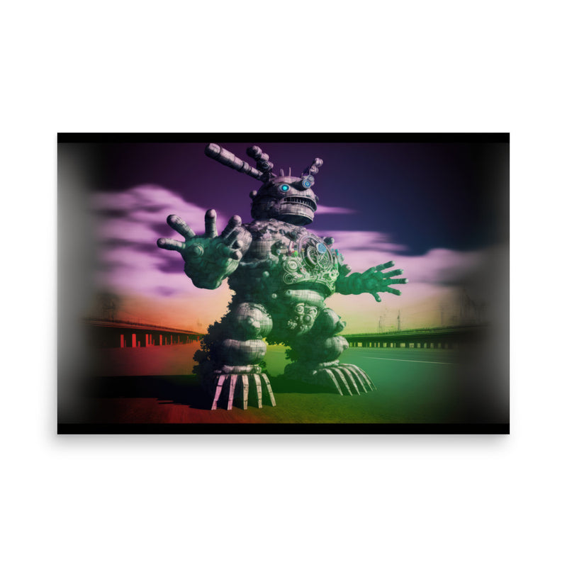 Mechanoid Mascot — Poster
