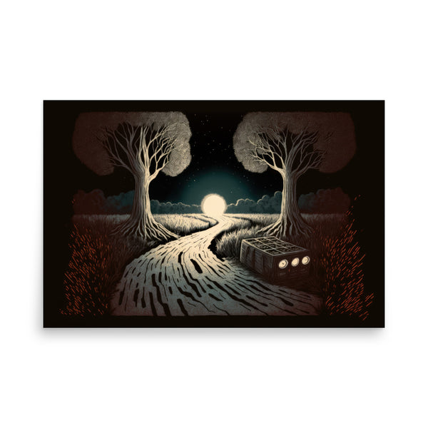 Road at Night — Poster