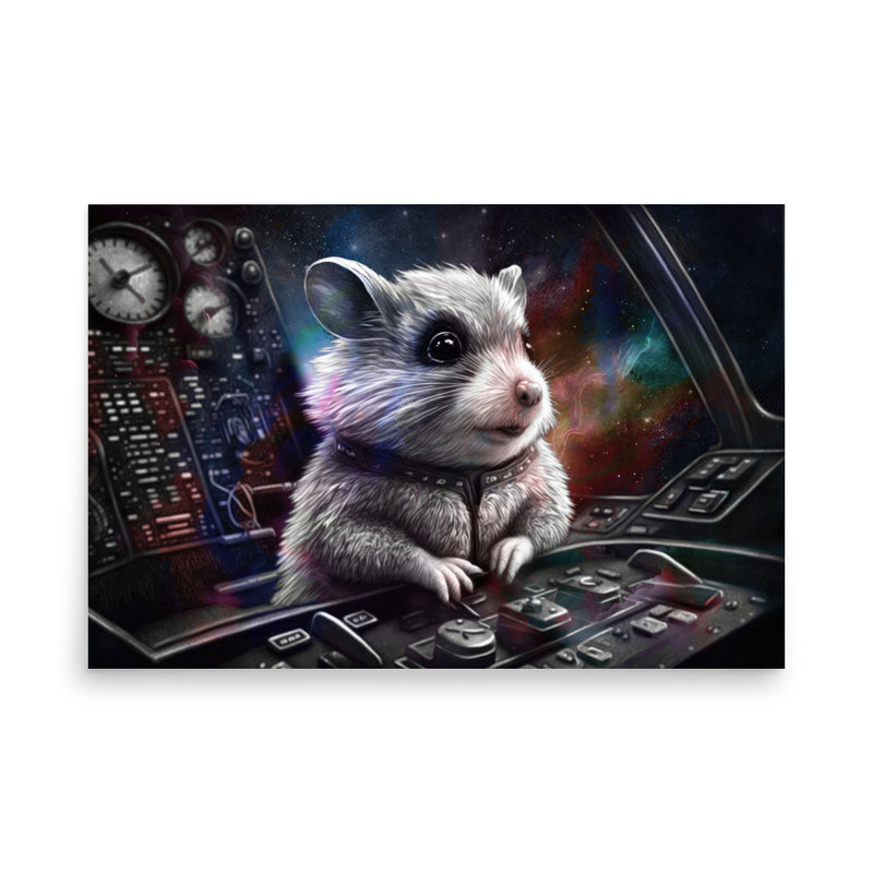 Poster — Hamster in Cockpit