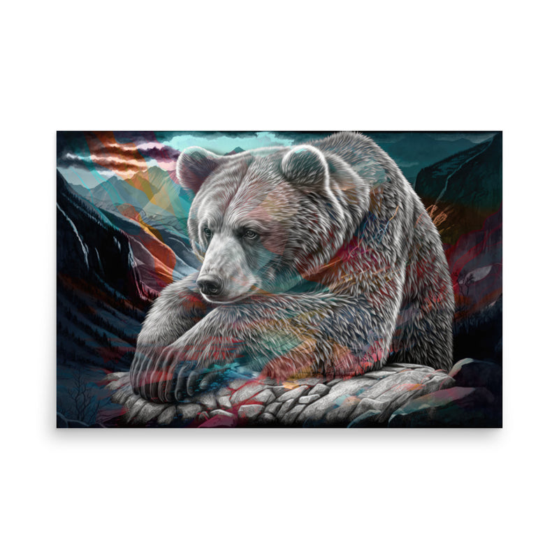 Poster — Bear in River Valley
