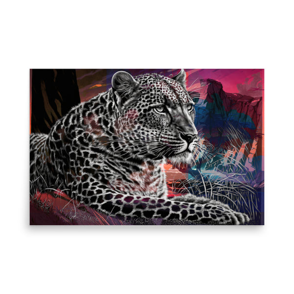 Poster — Leopard in Savannah