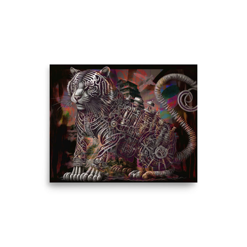 Steampunk Tiger — Poster